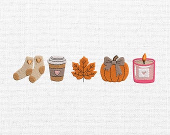 Fall embroidery designs, machine embroidery designs, embroidery files, embroidery pattern, trendy embroidery designs, digital download