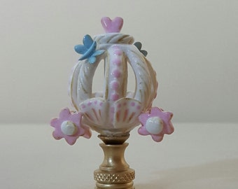 Enchanted..Princess Carriage Lamp Finial