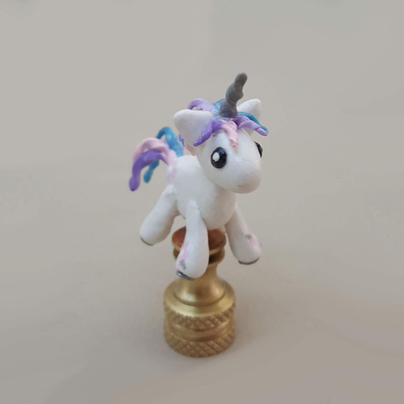 Unicorn Lamp Finial....hand Crafted to Order Etsy