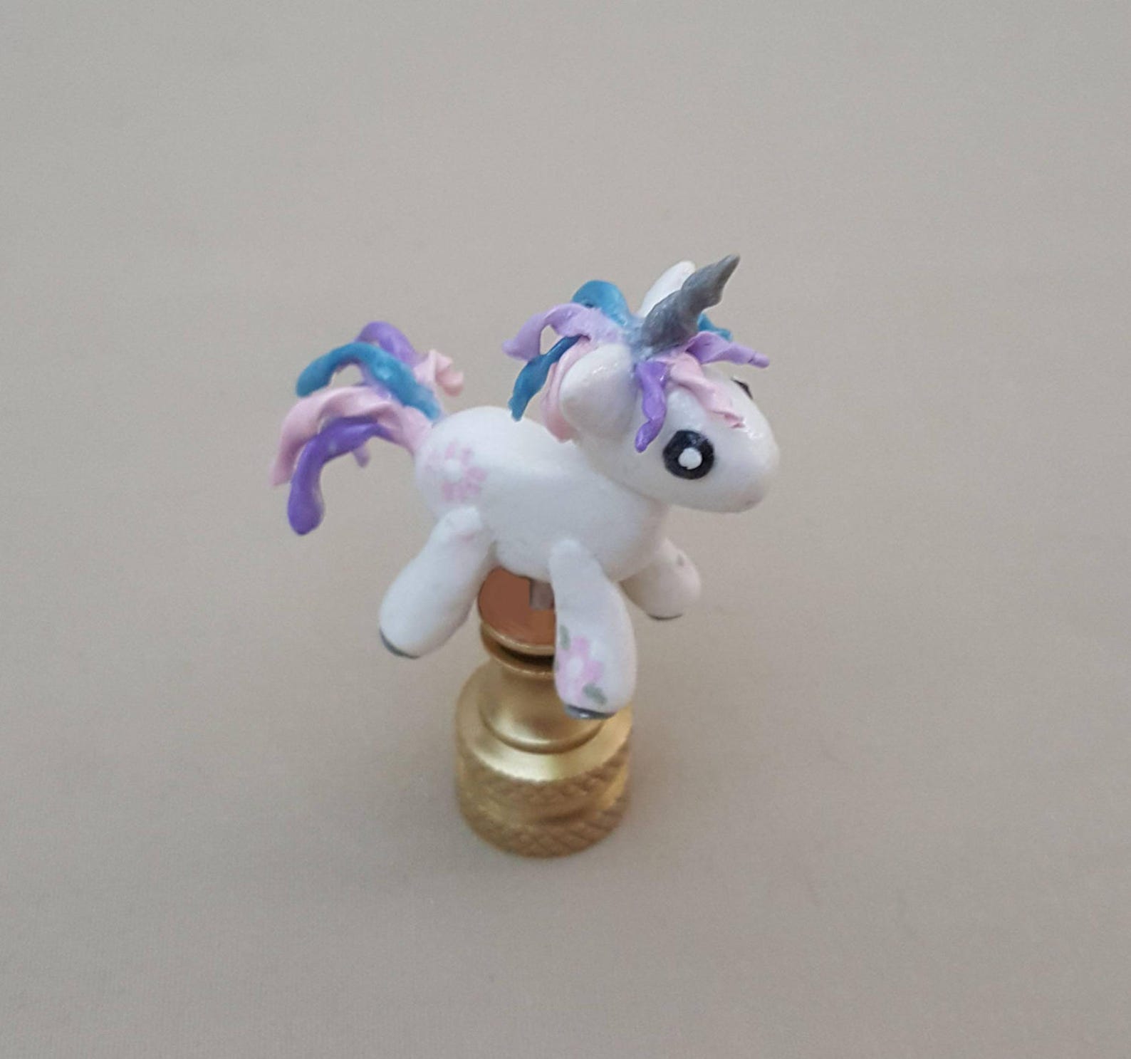 Unicorn Lamp Finial....hand Crafted to Order Etsy