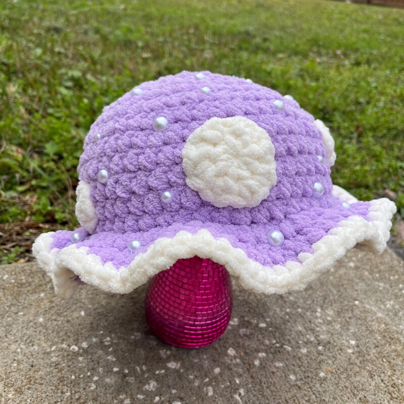 Mushroom - Pink Baby Hat main image 0