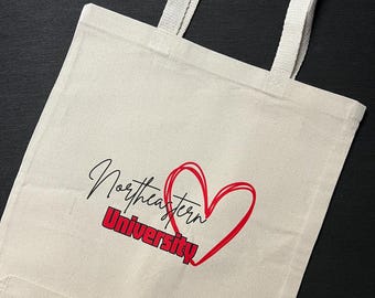 Custom Canvas Tote bag - College logo and designs