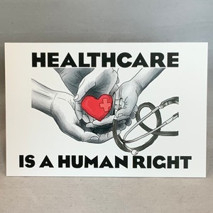 Healthcare Protest Postcards ACA Progressive Politics Indivisible Set of 10 SALE image 2