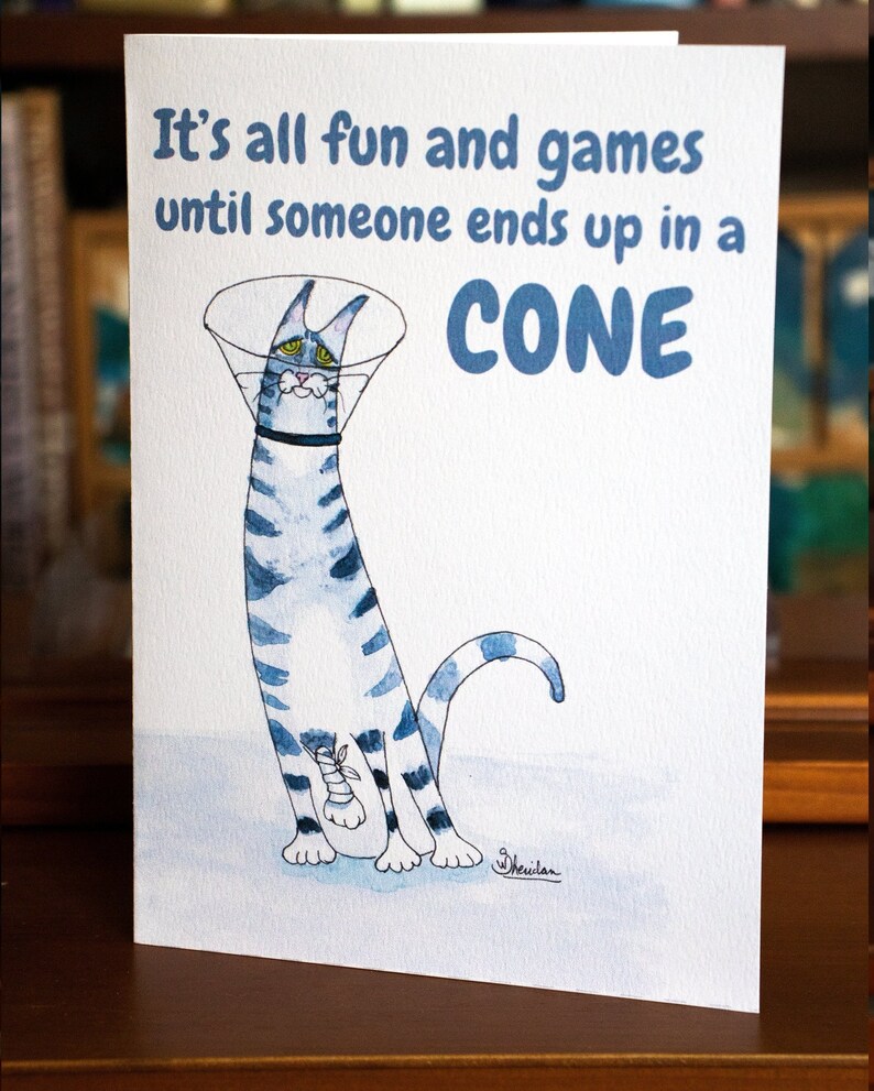 Booboo Kitty Get Well Card Humorous image 2