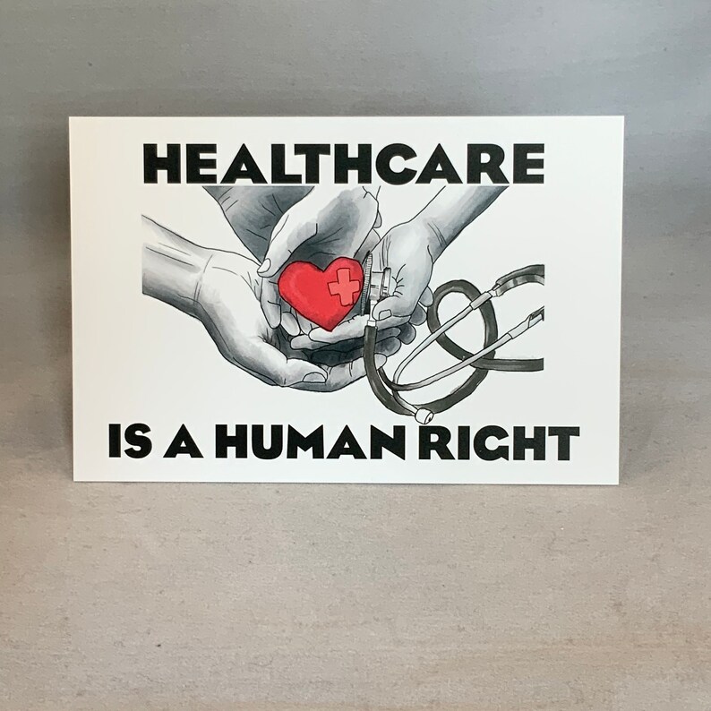 Healthcare Protest Postcards ACA Progressive Politics Indivisible Set of 10 SALE image 2