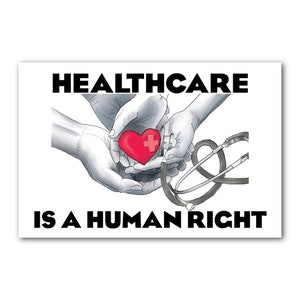 Healthcare Protest Postcards ACA Progressive Politics Indivisible Set of 10 SALE image 1