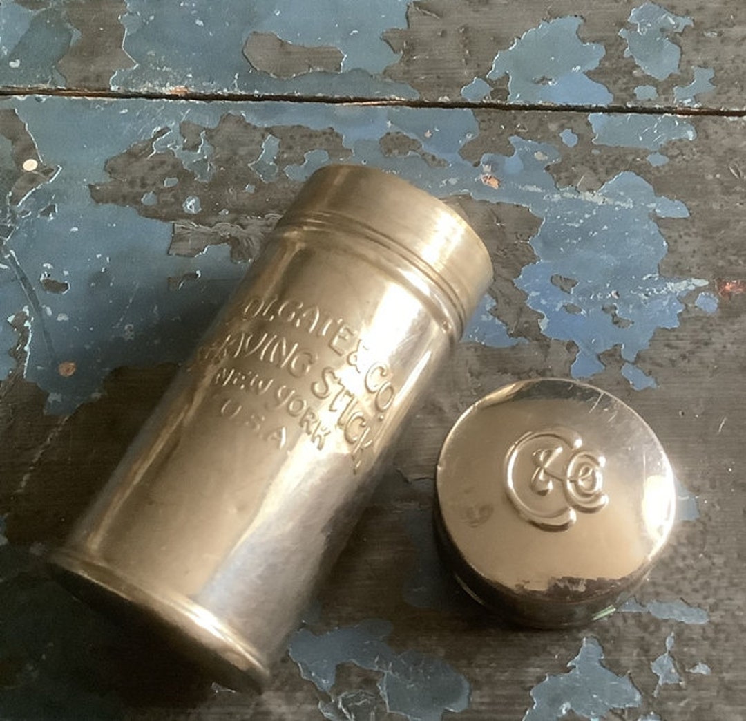 A Close Shave Colgate & Co Shaving Stick New York USA Chrome Etsy