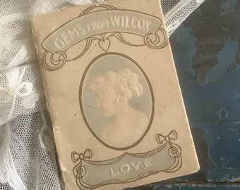 Gems From Wilcox - Tiny Love Poem Book - Gems Pocket Poetry - Début des années 1900 - Ella Wheeler Wilcox - 1912