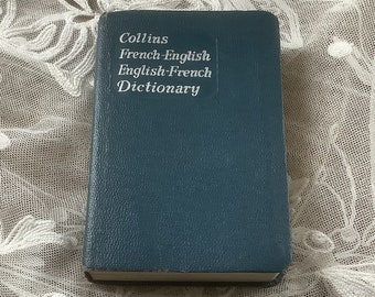 Parlez Vous Francaise – Collins Französisch/Englisch/Englisch/Französisch Wörterbuch – 1960er – Taschenformat