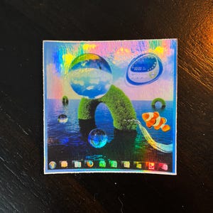 Holographic Frutiger Aero Sticker 2.5&quot;