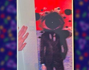 Analog Horror Weirdcore Liminal Art Print 5x7 Creepy Surreal Poster