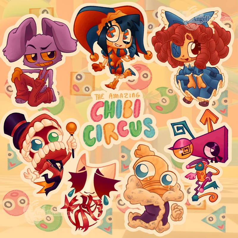 The Amazing Digital Circus Chibi - Etsy