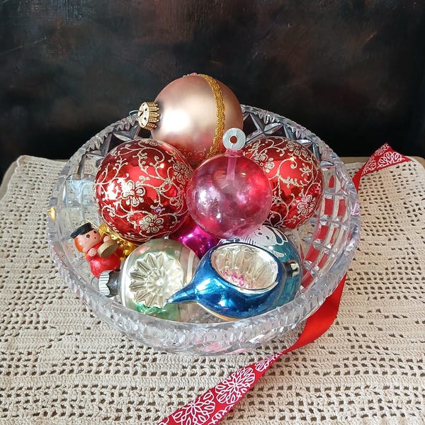 Vintage Weihnachtsschmuck Sammlung, West Germany, USA, Polen