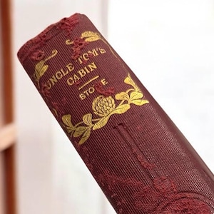 Antique Uncle Toms Cabin Hardcover Book Hurts and Company Late 1800s Harriet Beecher Stowe