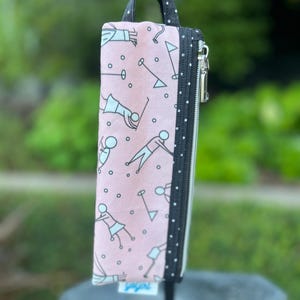 Small Golf Zipper Bag for Women | Golf Tee and Essentials Pouch | Mini Bag for Keys, Lip Balm, & More | The GoGirl Shop