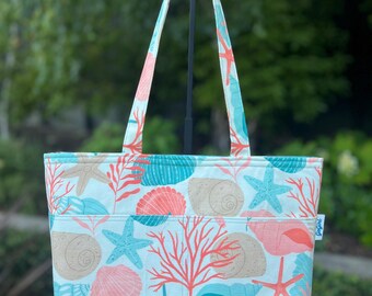 Women’s Handmade Beach Tote Bag | Cotton Canvas | Stylish, Functional & Made for the Beach | The GoGirl Shop