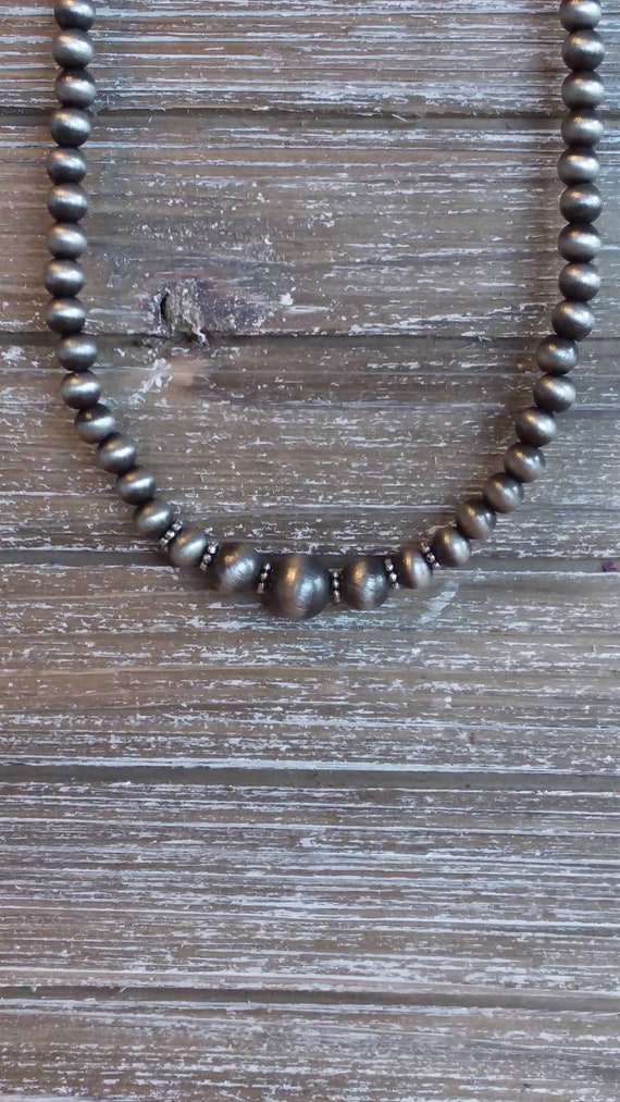 Faux Navajo Pearl Choker Necklace - Etsy