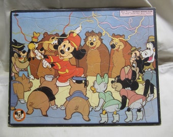 Mickey Mouse Club Jigsaw Puzzle - Item No. 881