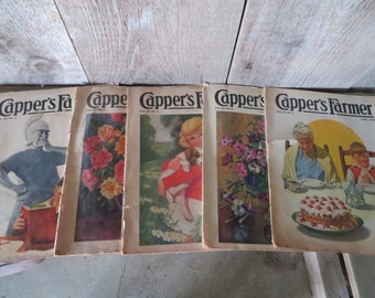 Five 1934 Cappers Farmer Magazines - Item No. 708