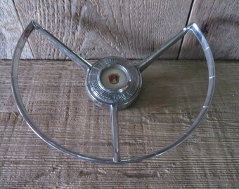 1956-57 Ford Steering Wheel Horn Button - Item No. 689