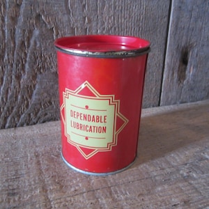 Vintage Grease Can - Etsy