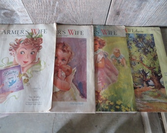 Four 1937 "The Farmer's Wife" Magazines - Item No. 706
