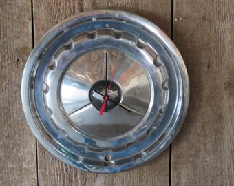 1957 Chevrolet Hubcap Clock - Item No. 2823