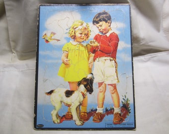 Boy and Girl Jigsaw Puzzle - Item No. 880