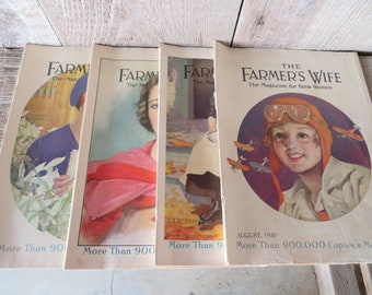Four 1930 "The Farmer's Wife" Magazines - Item No. 704