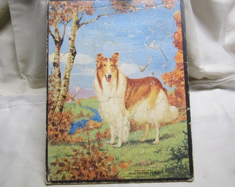 1953 Lassie Picture Puzzle - Item No. 878