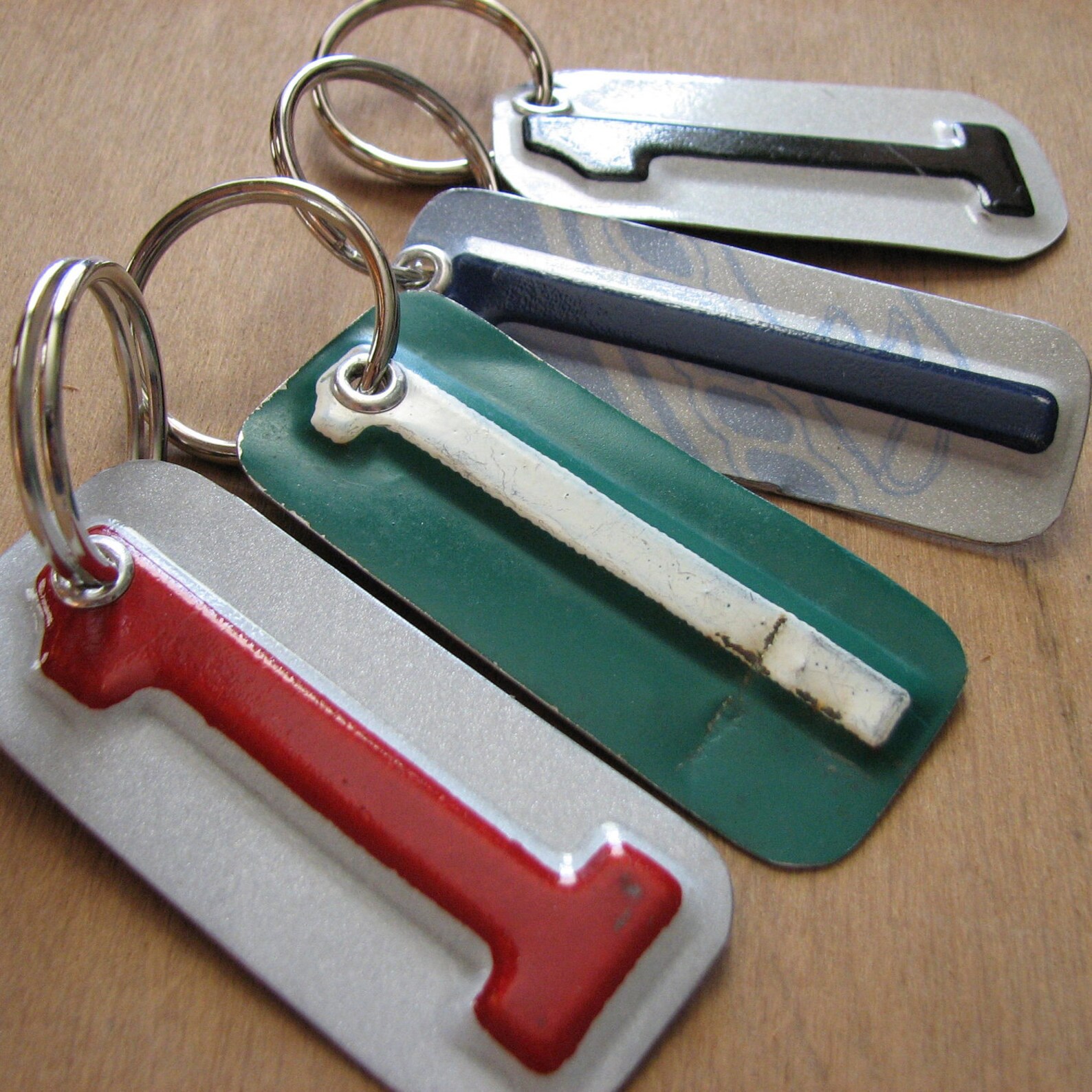 Number One License Tag Keychain Etsy