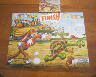 Walt Disney "The Tortious and the Hare" Jigsaw Puzzle - Item No. 876