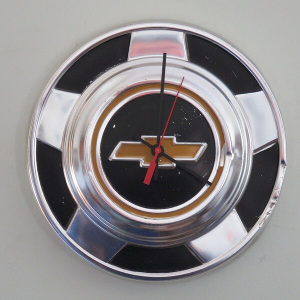 1970's Chevy Truck Hubcap Clock - Item 2664