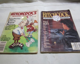 Two Alfred Hitchcock Mystery Magazines - Item No. 871