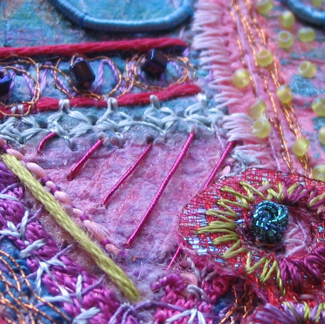 Pdf MIXED MEDIA Online Tutorial Patchwork Paper Etsy