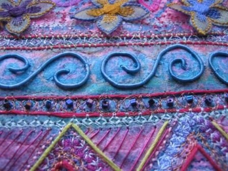 Pdf MIXED MEDIA Online Tutorial Patchwork Paper Etsy