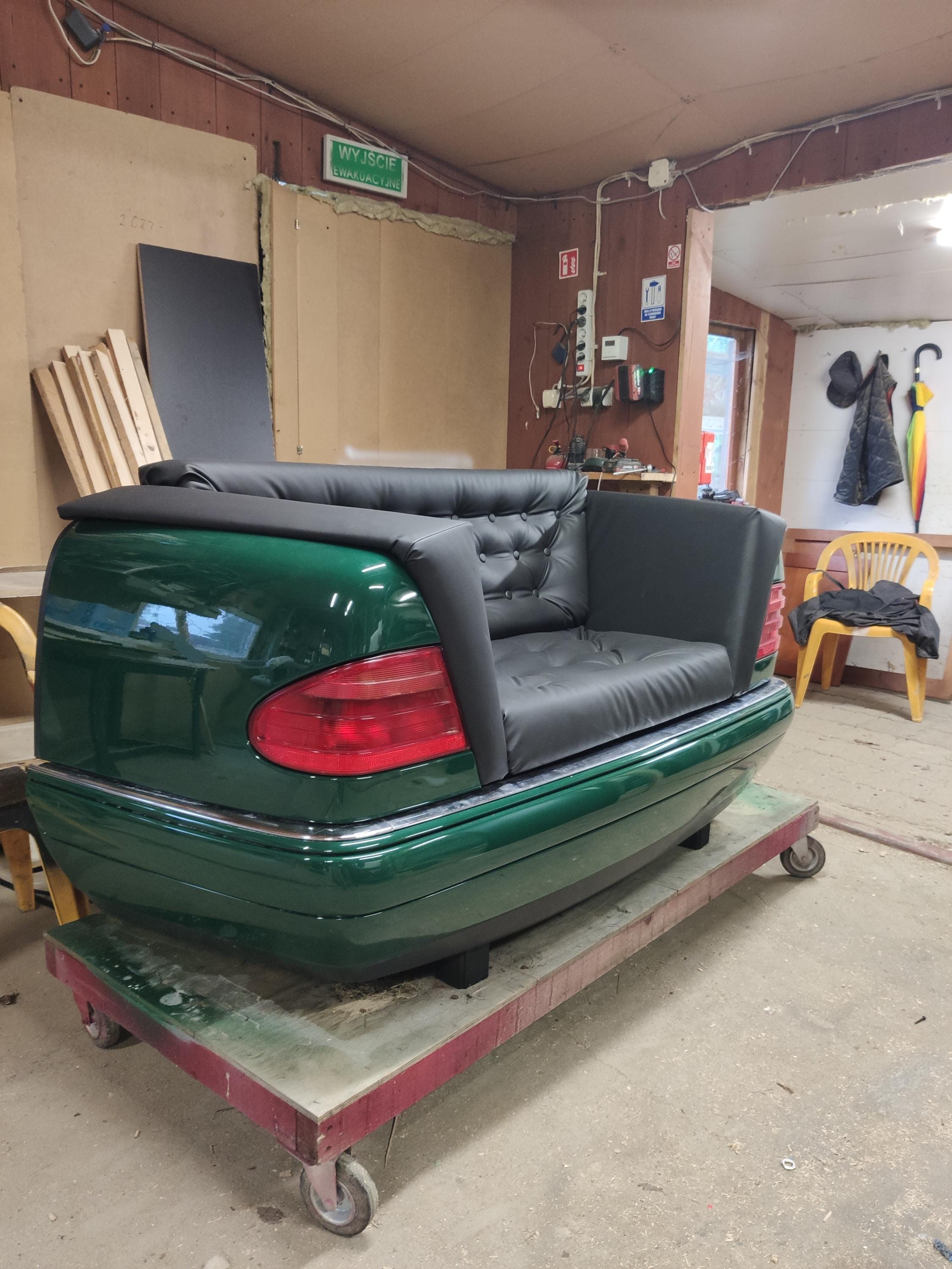 Merdeces Couch Sofa Car , Furniture Mercedes, Couch Lightning Industrial Design, Own ...