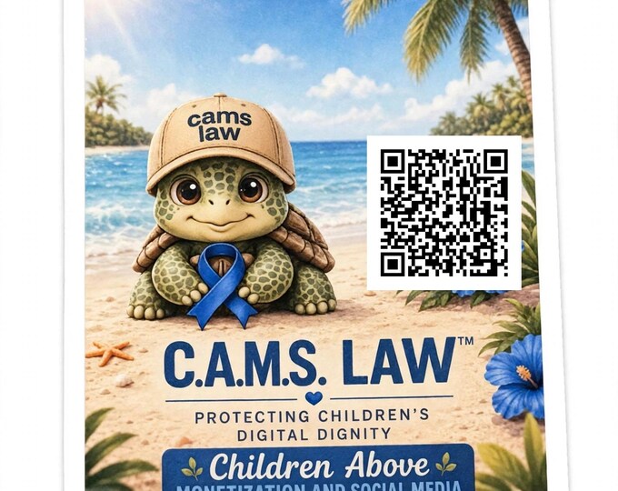 Cams Law Awareness Sticker | Child Safety Advocacy Decal | Protect Kids Vinyl Sticker Gift