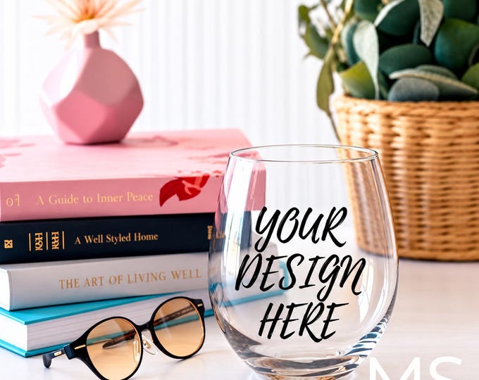 Personalized Wine Glasses | Custom Engraved Stemless Wine Glass Set | Wedding Bridal Party Gift