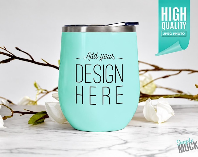 Personalized Wine Tumbler | Custom Engraved Stainless Steel Tumbler with Name | Laser Etched Wine Gift