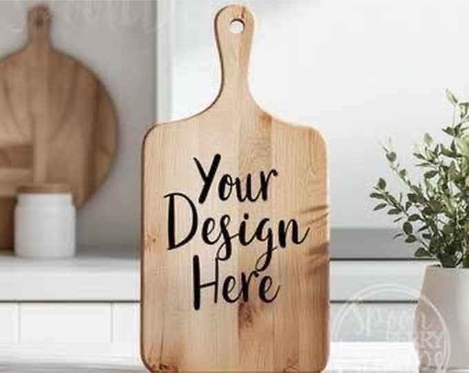 Custom Engraved Wooden Cutting Board | Personalized Family Name Gift (Wedding, Housewarming)