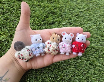 Ropa para Ternurines hecha a mano vestido para Sylvanian Families y accesorios Calico Critters.