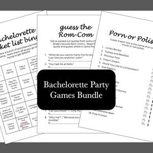 Bachelorette Party Games 5-Pack