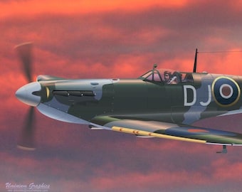 Spitfire MK 1a WWII British