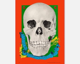 Grateful Dead: Mother Earth 1967 Denver, CO Concert Poster Reprint, Semi-Glossy Paper Poster