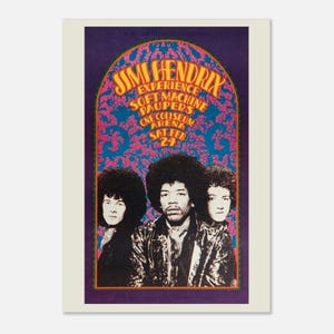 Póster de Jimi Hendrix Experience, 1968, Toronto, Canadá. Póster de concierto en estadio. Póster clásico bohemio en papel semibrillante.