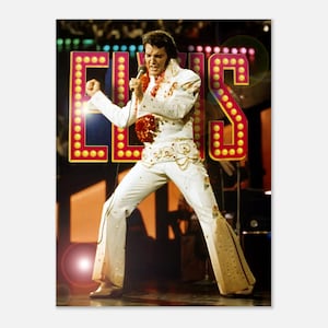 Elvis Presley Concert Poster: Aloha From Hawaii, 1973