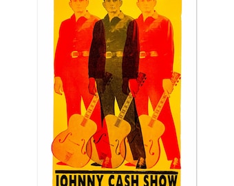 ジョニー・キャッシュ・ショーのポスター、メンフィス・テネシー、クラシックな半光沢紙ポスター