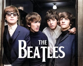 The Beatles Rubber Soul Era 1965. Impresión coloreada y mejorada digitalmente (descarga digital)