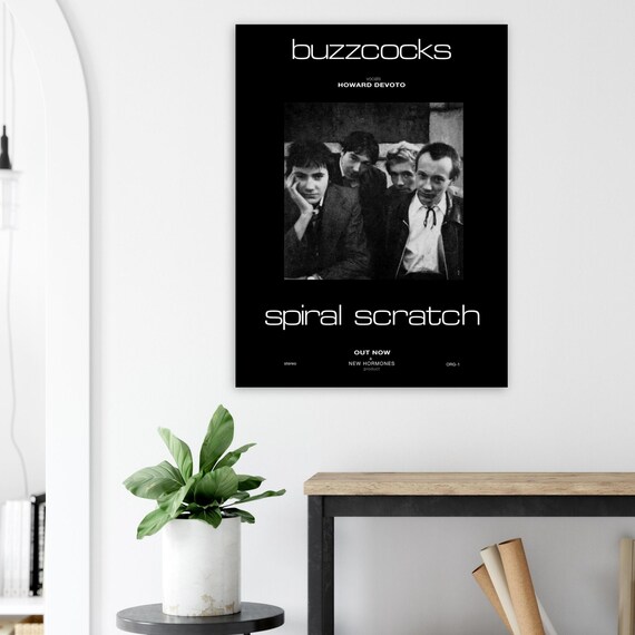 バズコックスのスパイラル・スクラッチEPポスター：1979年パンクロック